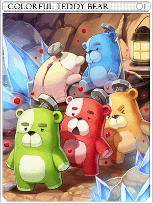 Carta Ursinhos Coloridos