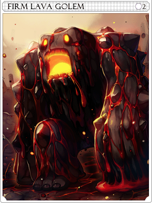 Carta Golem de Magma