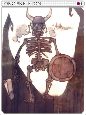 Carta Orc Esqueleto