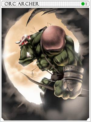 Carta Orc Arqueiro