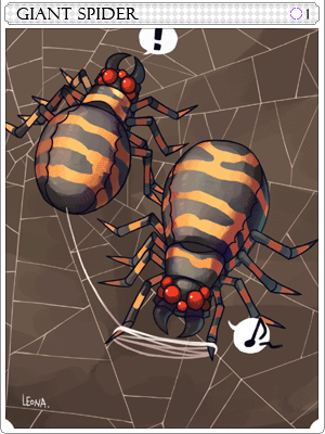 Carta Aranha Gigante