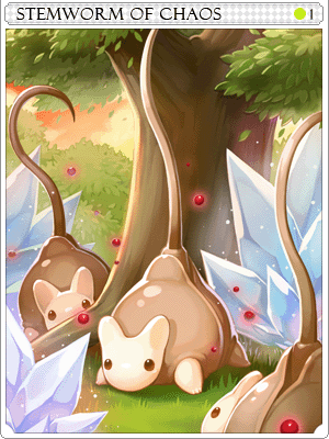 Chaotic Stem Worm Card