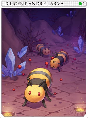 Diligent Andre Larva Card