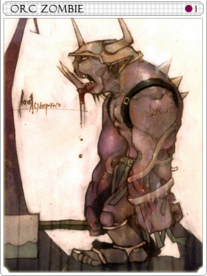 Orc Zombie Card
