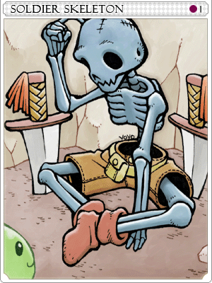 Soldier Skeleton Card