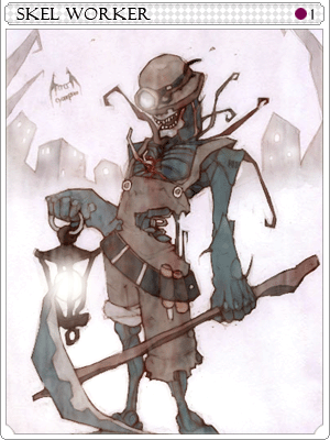 Skeleton Worker Card