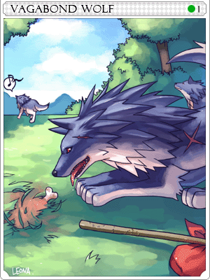 Vagabond Wolf Card