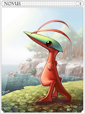 Red Novus Card