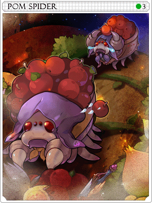 Pom Spider Card