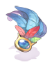 Costume Rainbow Feather Decoration