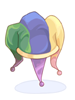 Costume National flag hat