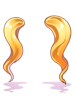 Costume Twin Ponytail (Yellow)
