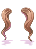 Costume Twin Ponytail (Orange)