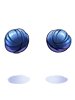 Costume Hair Buns (Blue)