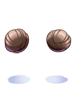 Costume Hair Buns (Black)