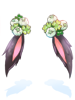 Costume Happy Droopy Lunatic Ears (Black)