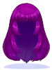 Costume Straight Long (Purple)