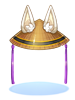 White Fox Bamboo Hat