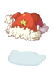 Twin Pom Santa