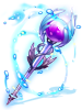 Awakened Blue Crystal Staff