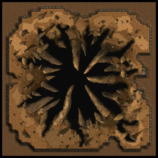 Dimensional Gap in Sograt Desert