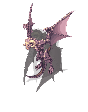 Dragón morado errante