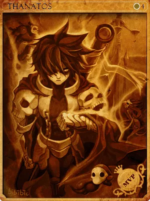 封印された魔剣士タナトスの思念体カード