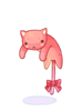 たれ猫(桃)