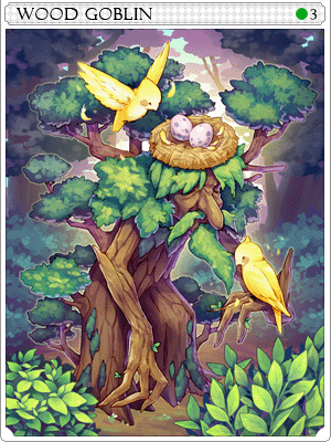 Wood Goblin Card