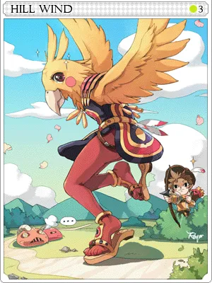 Hill Wind Card