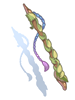 綠花草梗笛