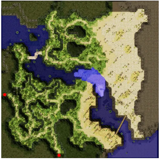 克魔島巴不其卡森林邊界